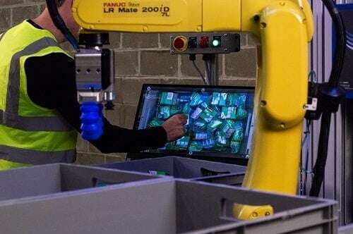 Robotic order fulfillment Reduces labor demands